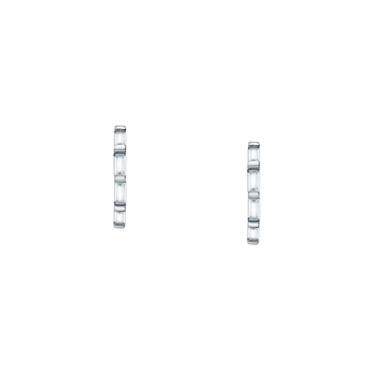 Boucles d'oreilles en argent 925 CREOLE argent, BLUESPIRIT