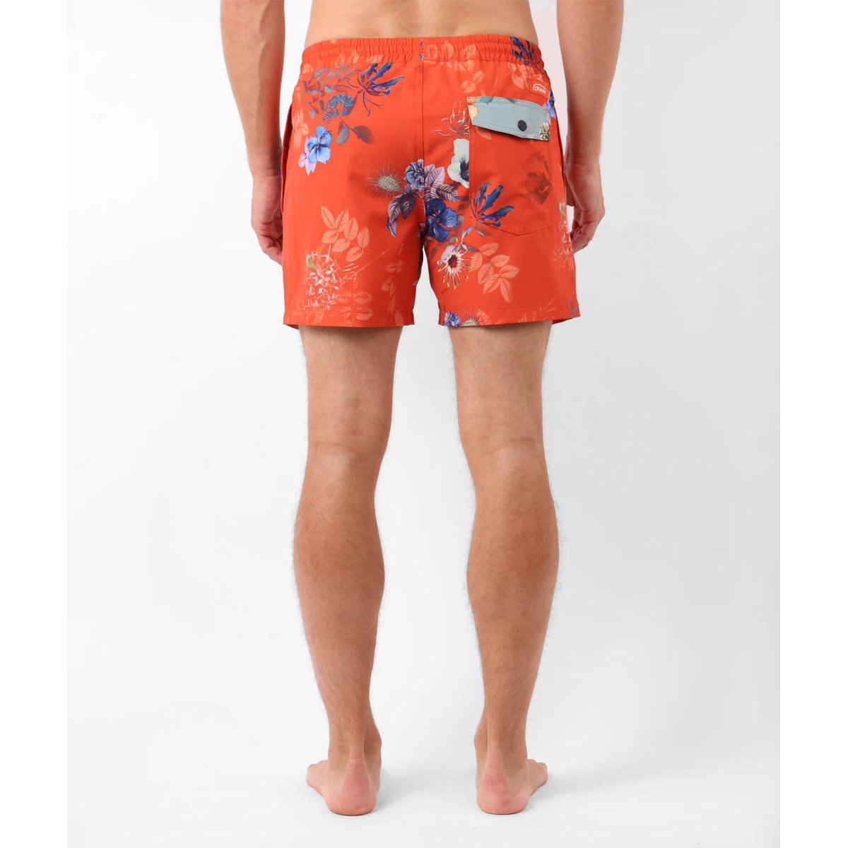 Beach short imprimé stretch HELLFLO hibiscus, OXBOW