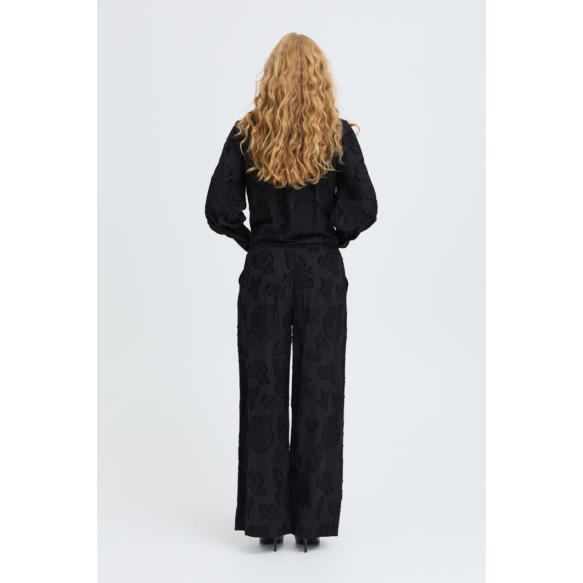 Pantalon décontracté noir meteorite, B.YOUNG