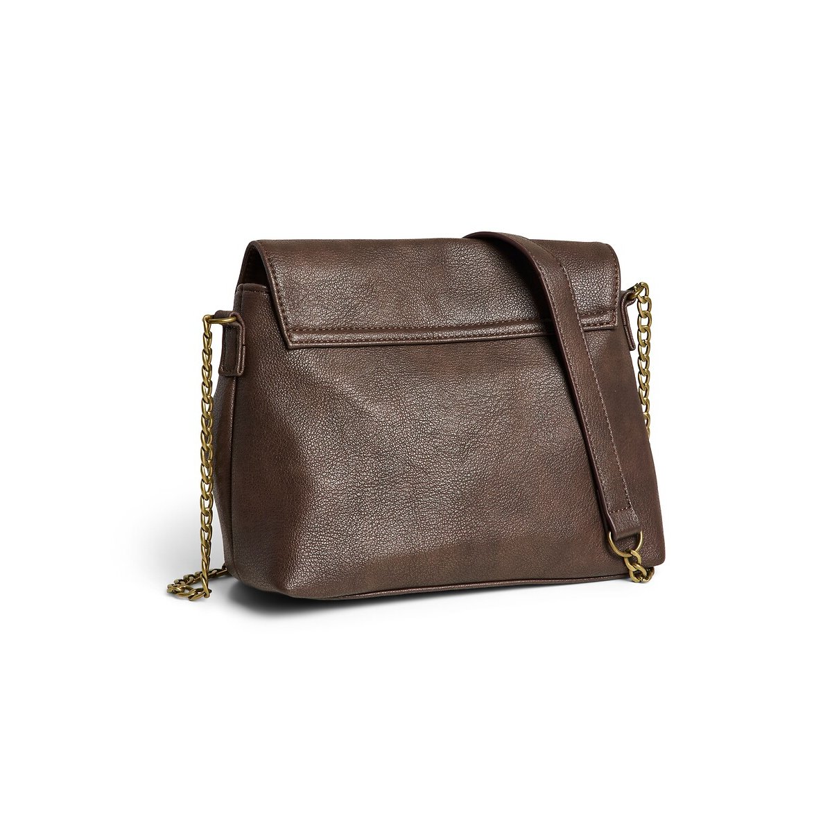 Bolso pequeño de mano, bandolera, Annika marrón oscuro, PIECES