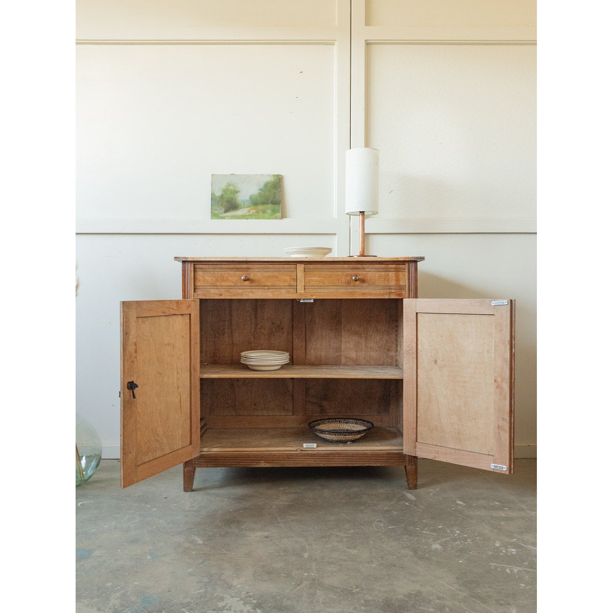 Buffet parisien en bois Gilbert N°1834 - Bon état bois clair, DEBONGOUT