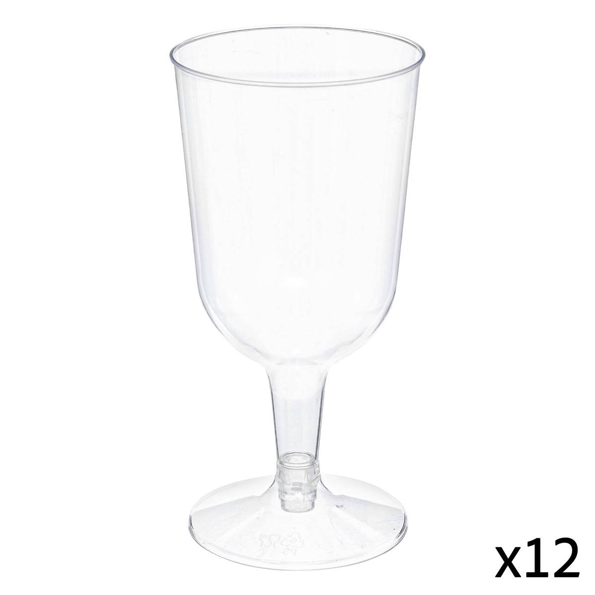 Lot de 12 verres à vin COCKTAIL transparent, 5FIVE SIMPLY SMART