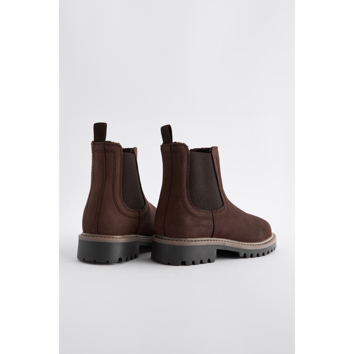 Bottes chelsea à doublure chaude marron chocolat, NEXT