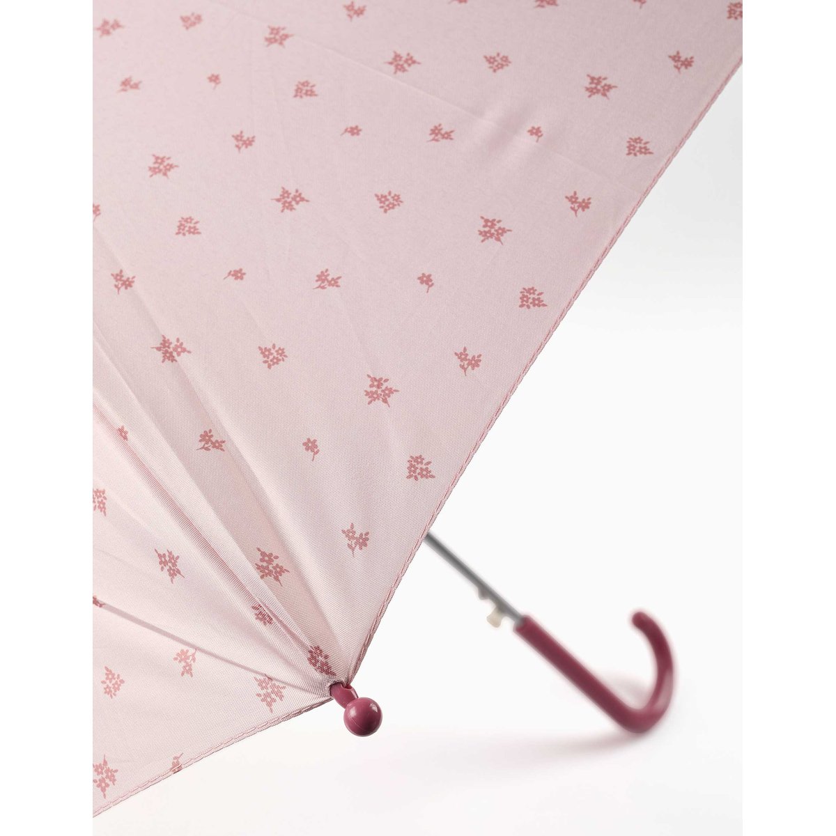 Parapluie automatique avec motif floral rose clair, ZIPPY