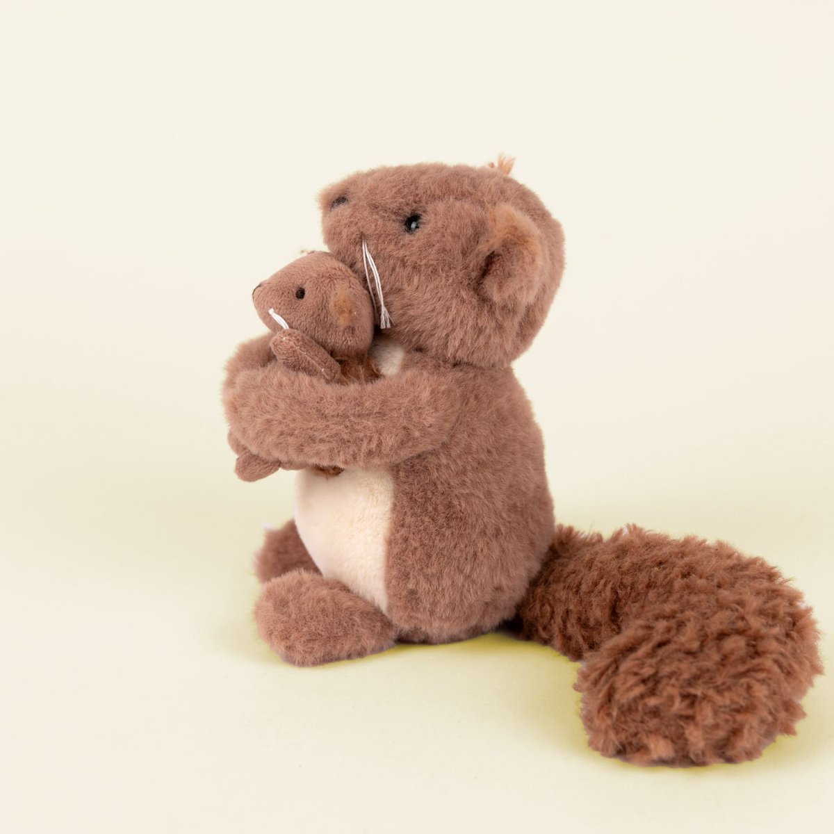 Peluche Maman et bébé écureuil beige, marron, EGMONT TOYS