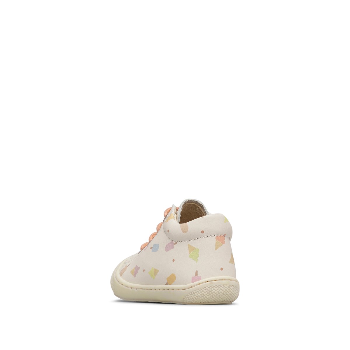 Chaussures premiers pas en cuir COCOON blanc crème-, NATURINO