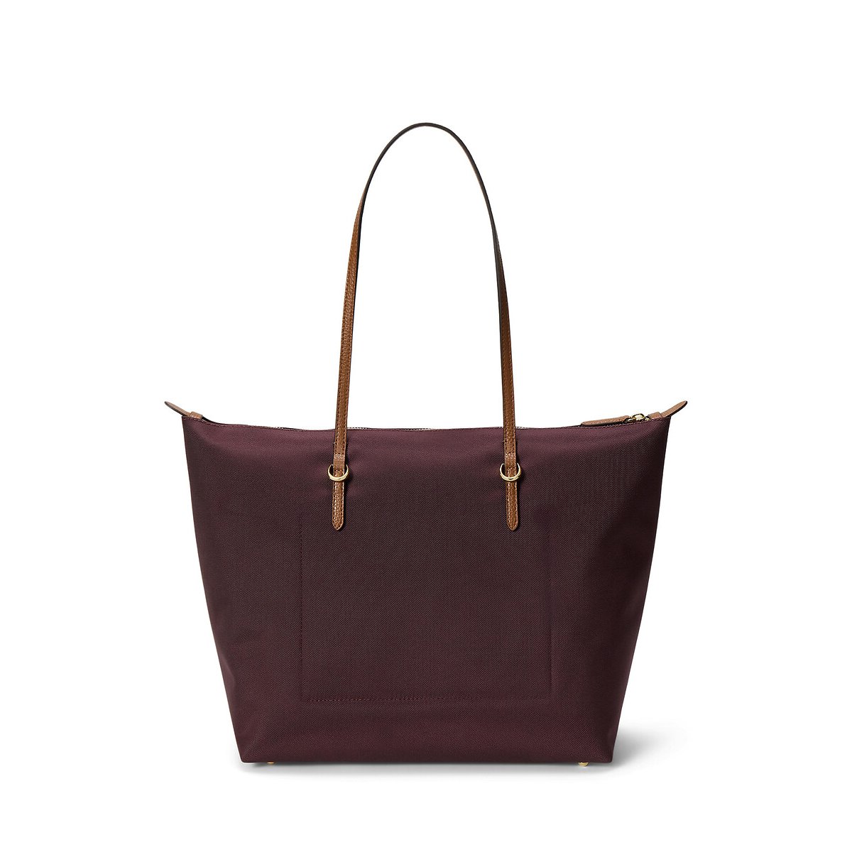 Sac tote large en toile, KEATON bordeaux, LAUREN RALPH LAUREN