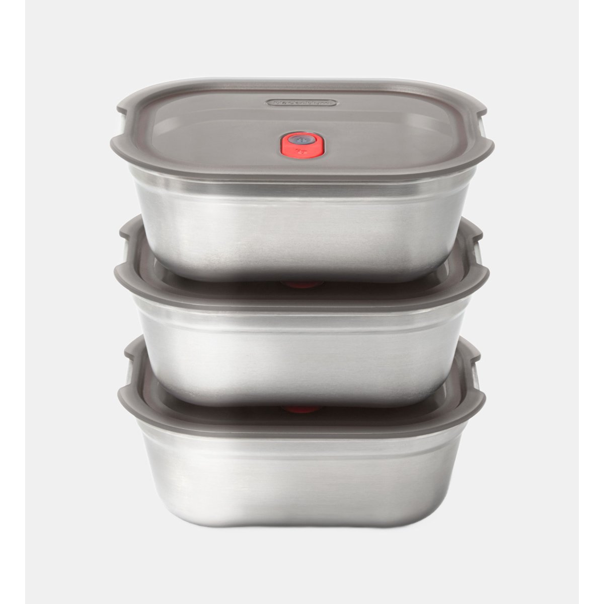 Lot de 3 boites repas couleur unique, BLACK + BLUM