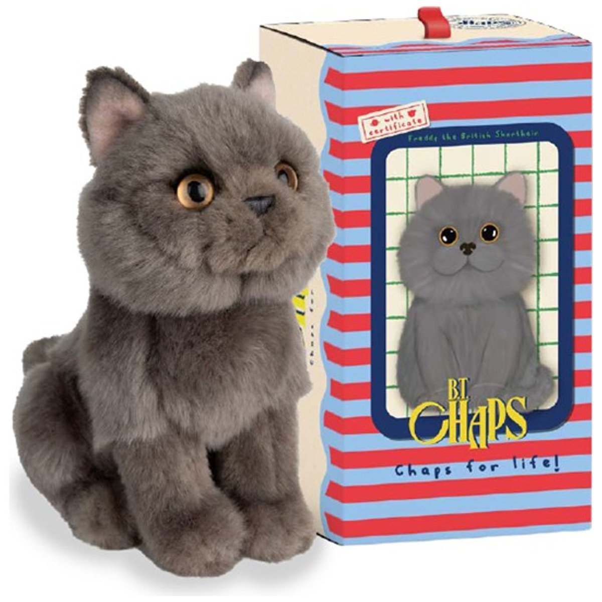 Peluche gris, BT CHAPS