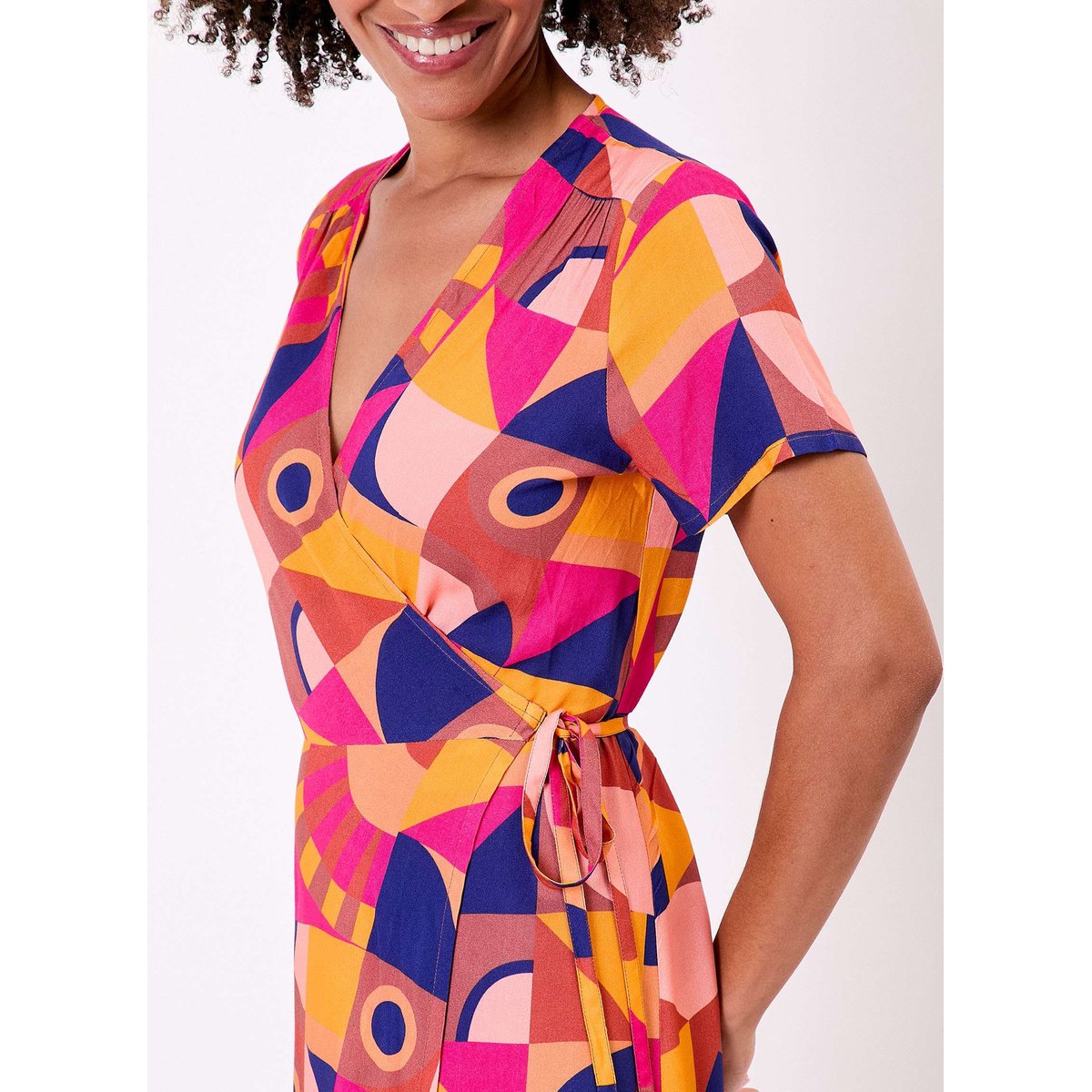 Robe cache cur longue fluide YOLANDA rose bleu yolanda, LA FIANCÉE
