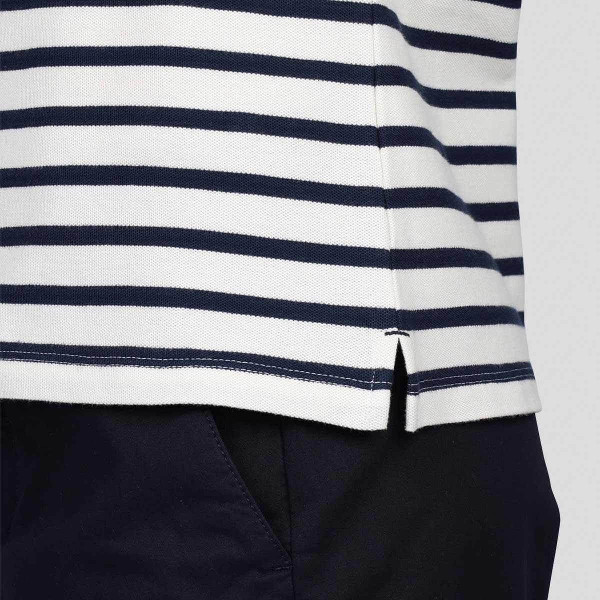 Polo sans manches bleu marine, MISE AU GREEN