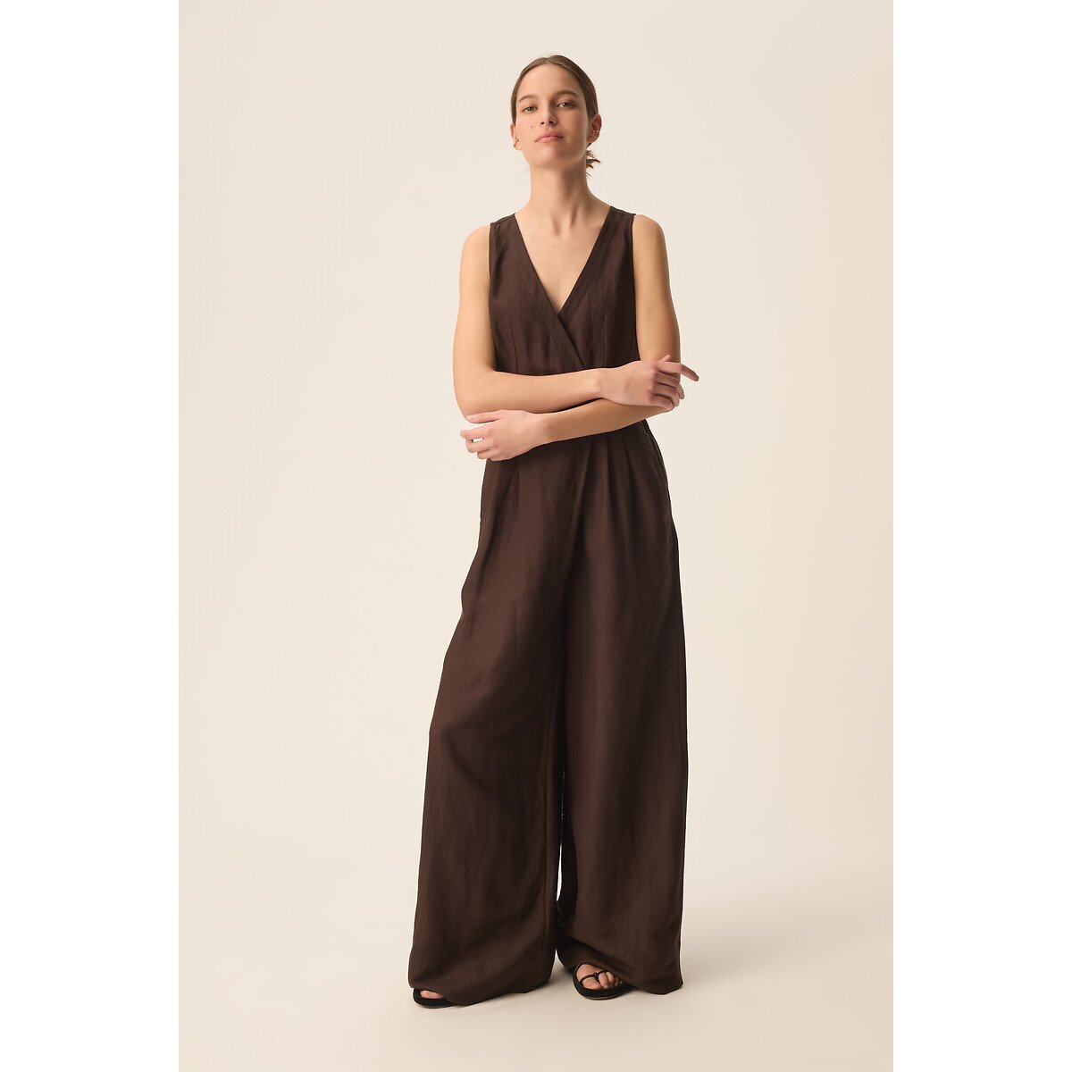 Tahomi Sleeveless Jumpsuit earth, DES PETITS HAUTS