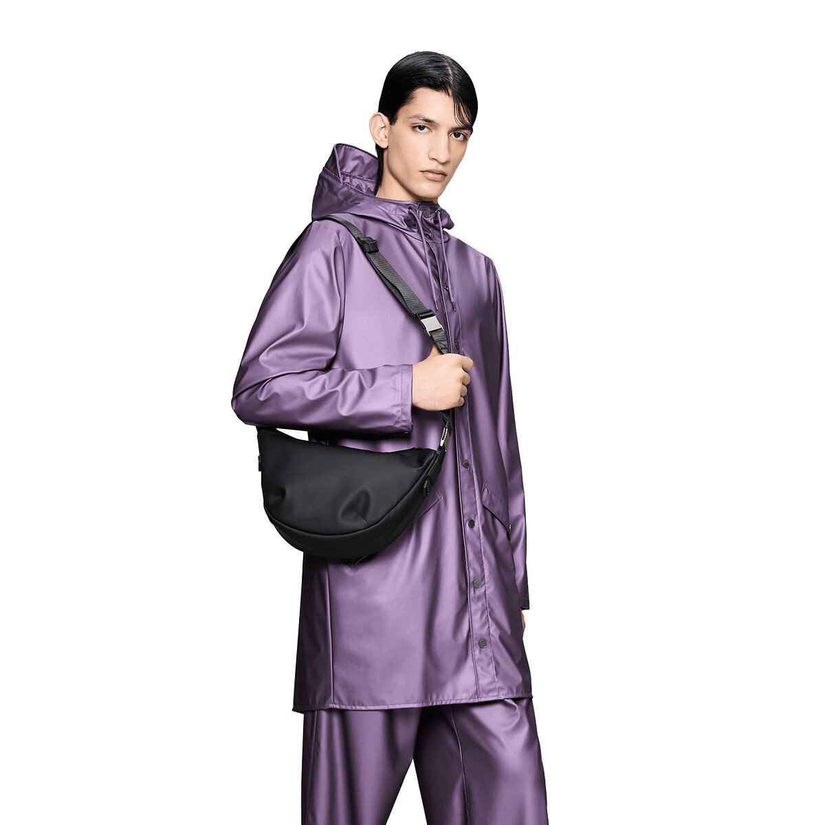 Sac besace imperméable VALERA SHOULDER BAG  noir, RAINS