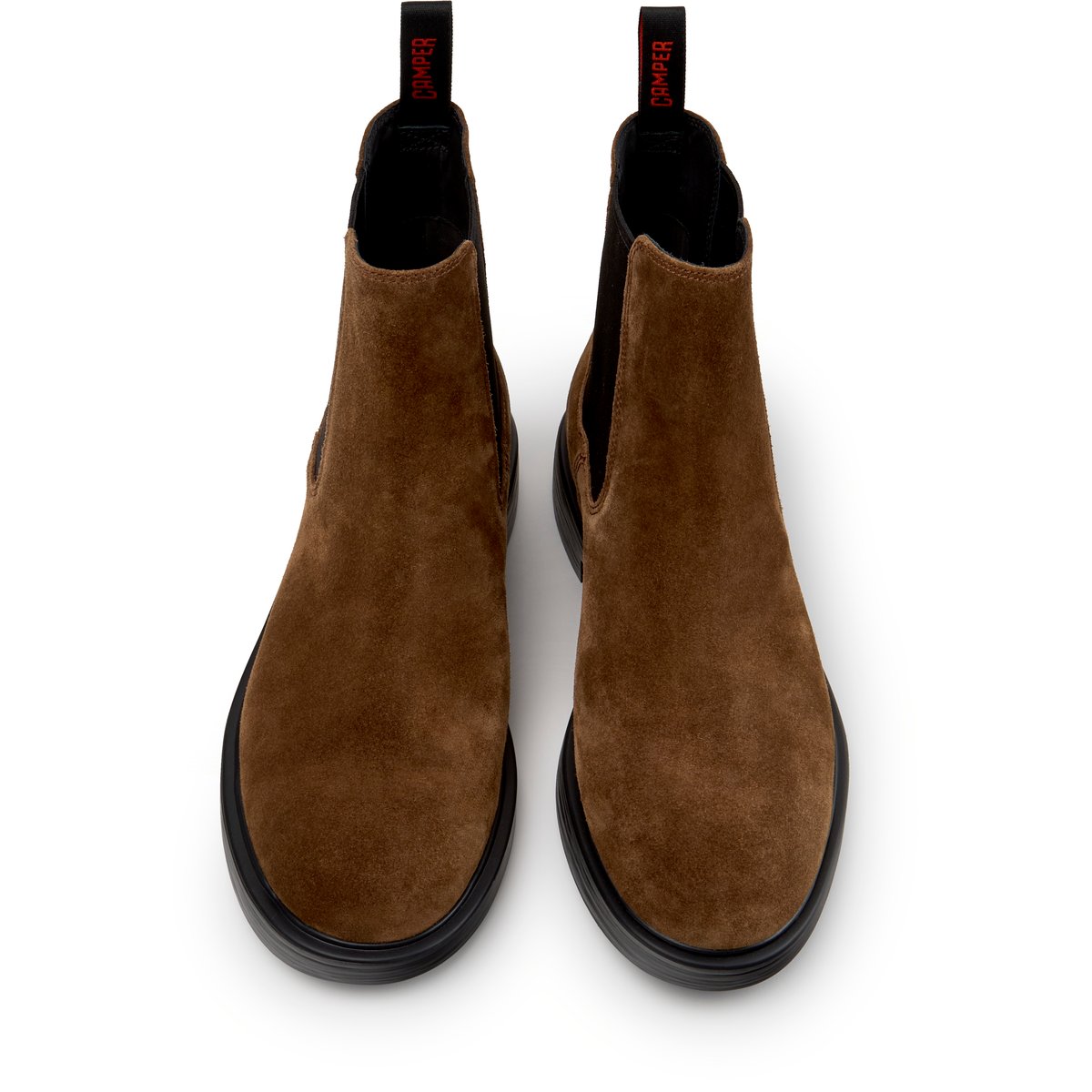 Bottines Dean Suede Leather brun moyen 007, CAMPER