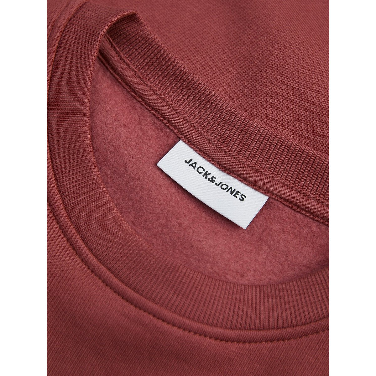 Sweat col rond Noël rouge, JACK & JONES