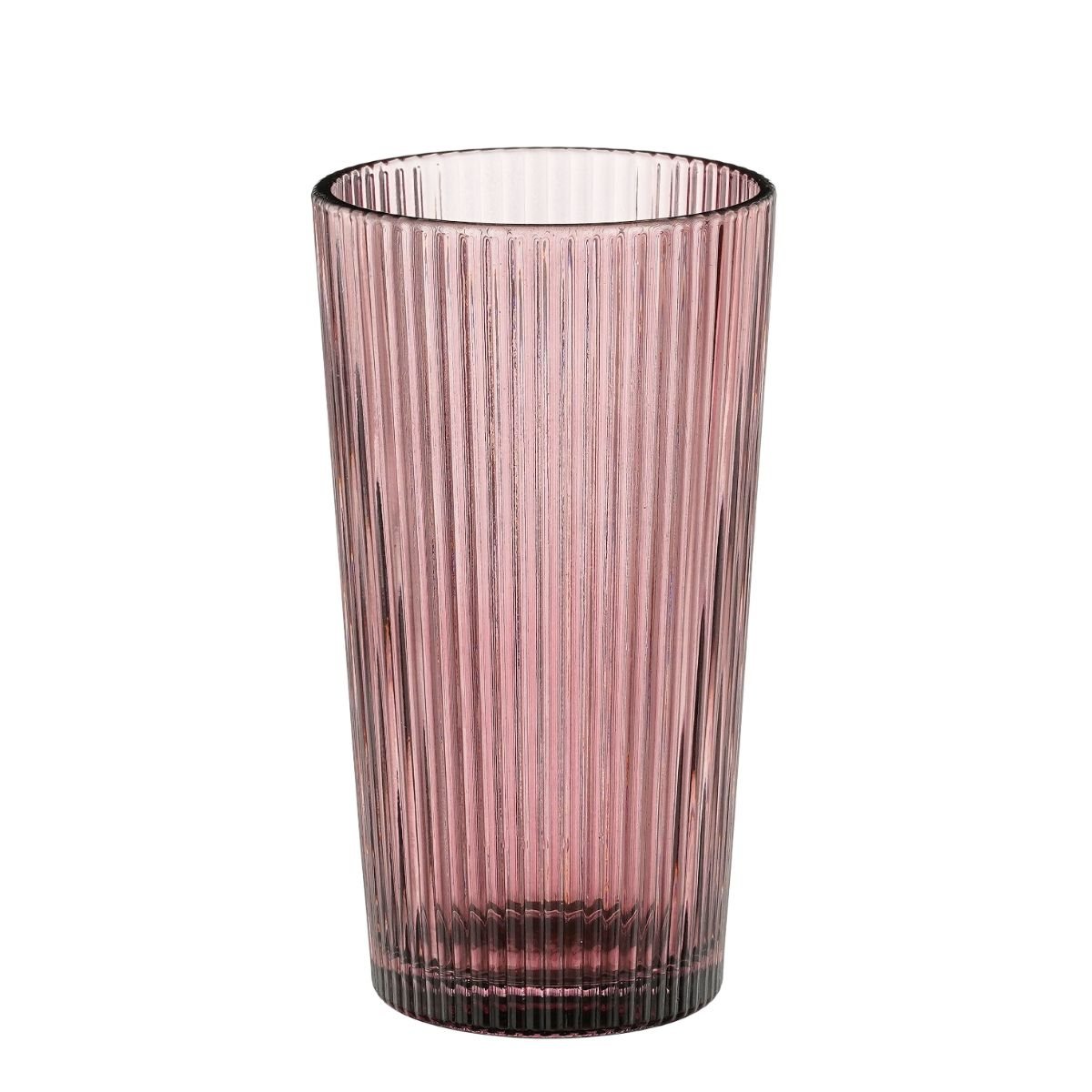Verre à boire long GRIGIO rose, MICA DECORATIONS