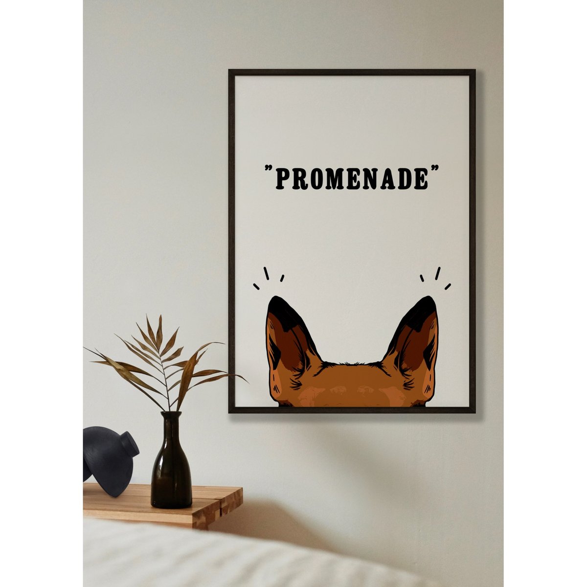 Affiche Promenade blanc, L'AFFICHERIE