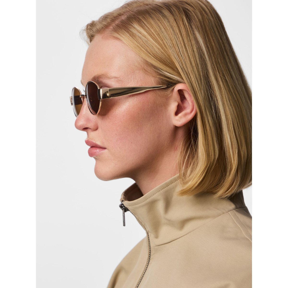 Lunettes De Soleil gold colour, PIECES