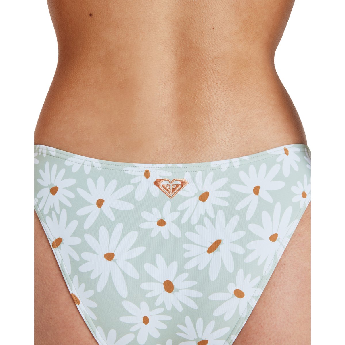 Bas de maillot de bain culotte bikini DREAM FLORAL MODERATE. vert laurel green dream big floral, ROXY