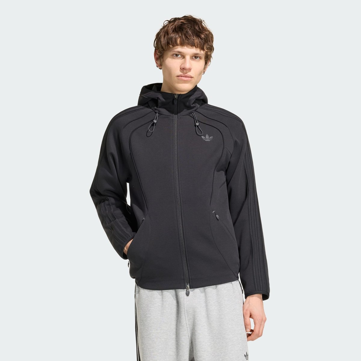 Veste À Capuche Zip Intégral Spacer Cutline Teamgeist 26 Veste À Capuche Zip Intégral Spacer Cutline Teamgeist 26 black, adidas Originals