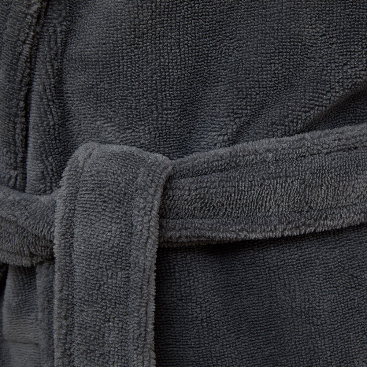 Peignoir long en polaire,DECEMBRE gris, DESFORGES