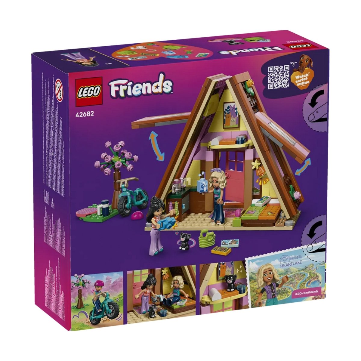 Friends La cabane dans la nature multicolore, LEGO