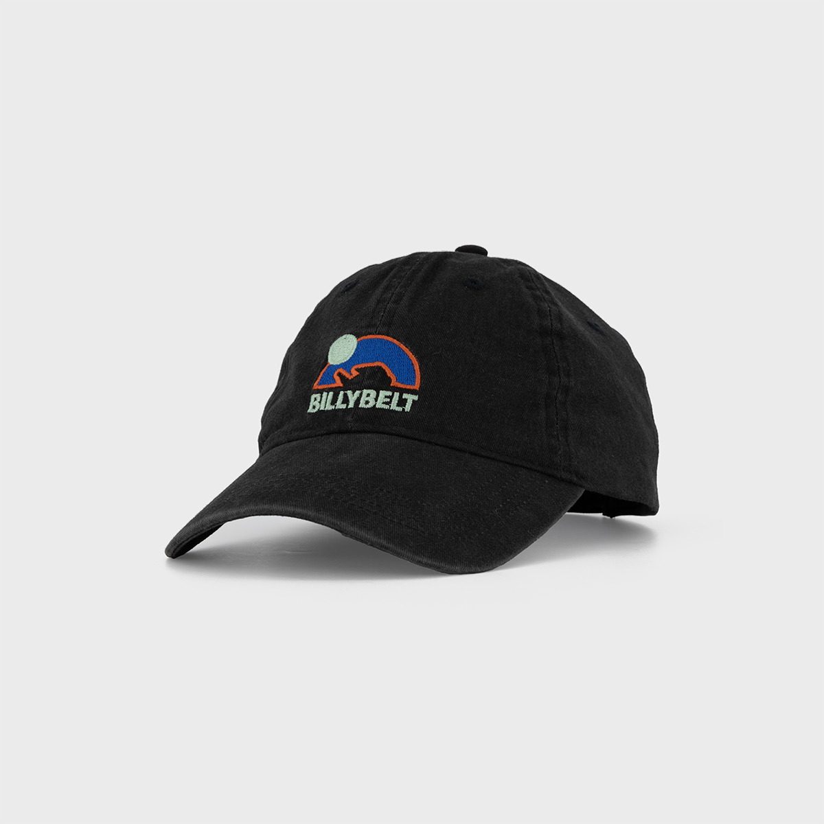 Casquette brodée en 100% coton anthracite, BILLYBELT