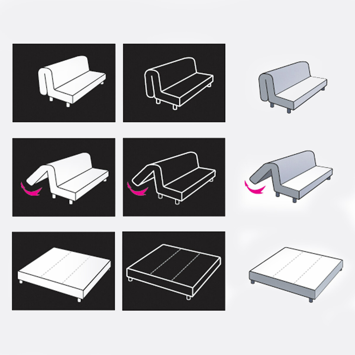 Funda para sofá cama especial renovación eucalipto, SO'HOME