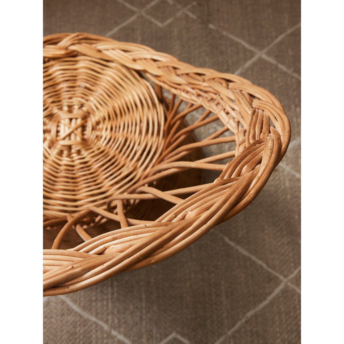 Fauteuil en osier Ernest N°1025 - Bon état bois clair, DEBONGOUT