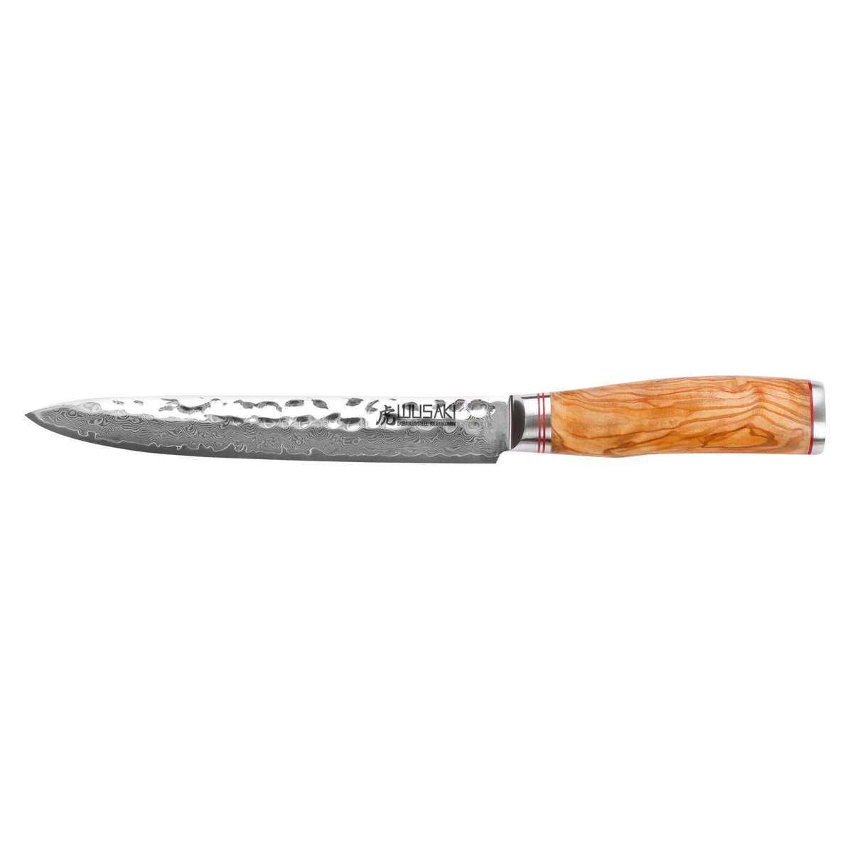 Couteau trancheur damas 10Cr 20cm v002237, WUSAKI