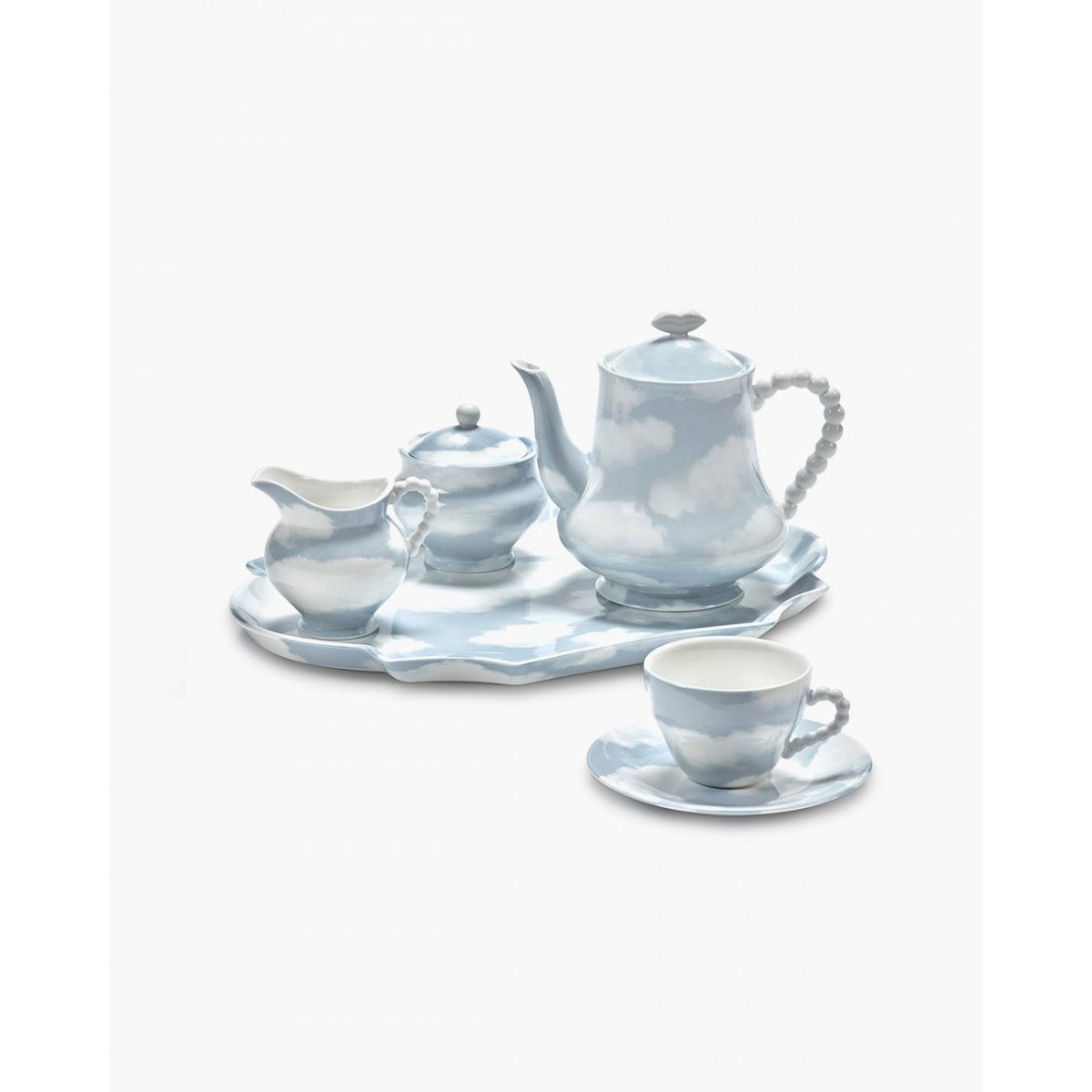Sucrier en porcelaine Rêves De Rêves bleu, SERAX