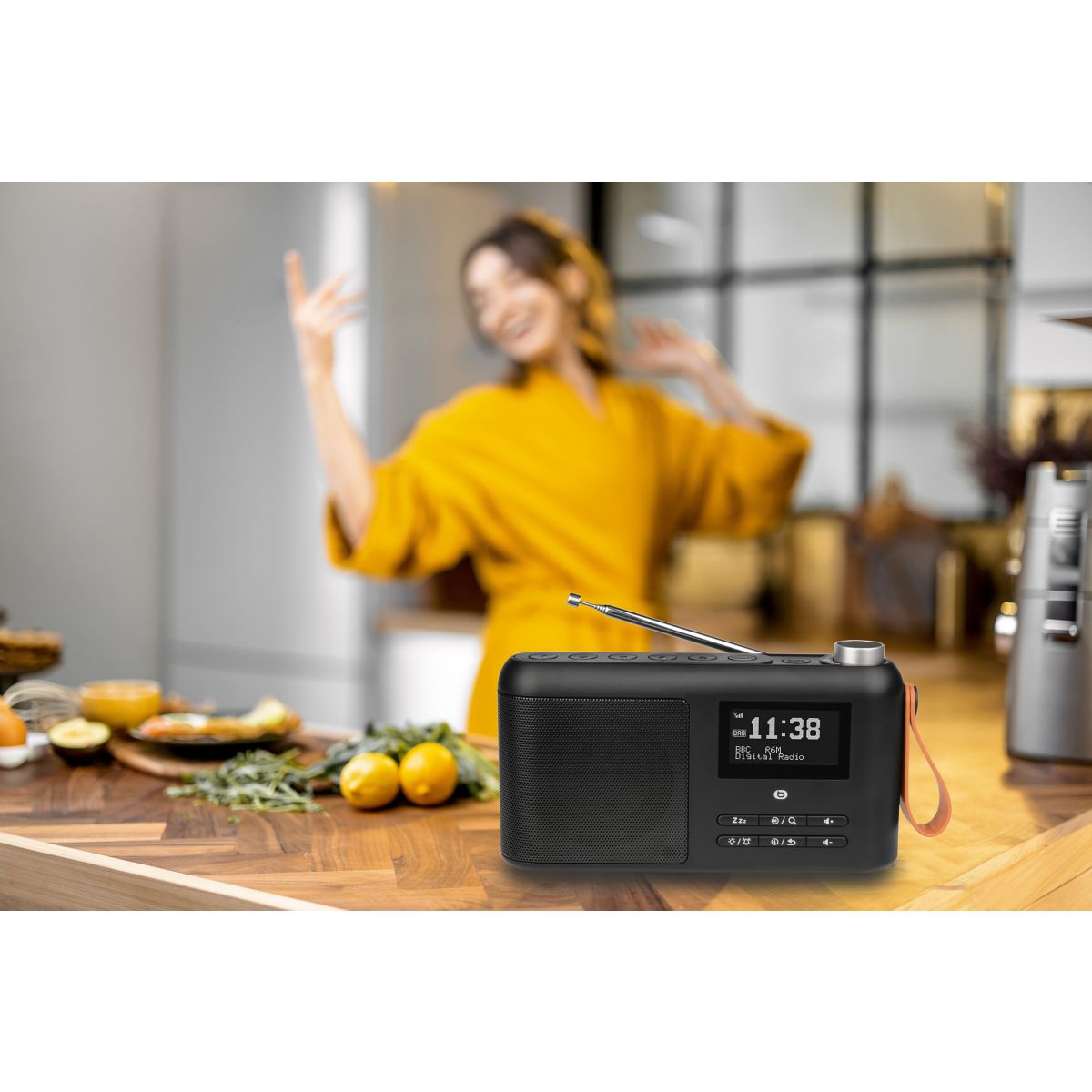 Radio DAB Nomade DAB+ couleur unique, ESSENTIEL B