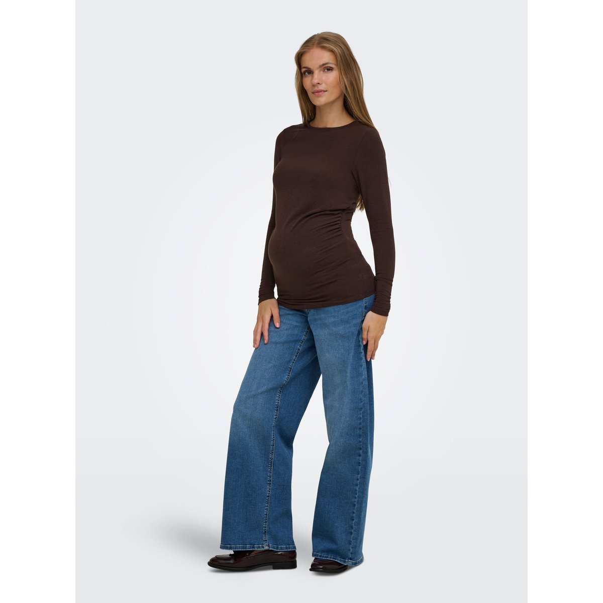 Top marron - bracken, ONLY