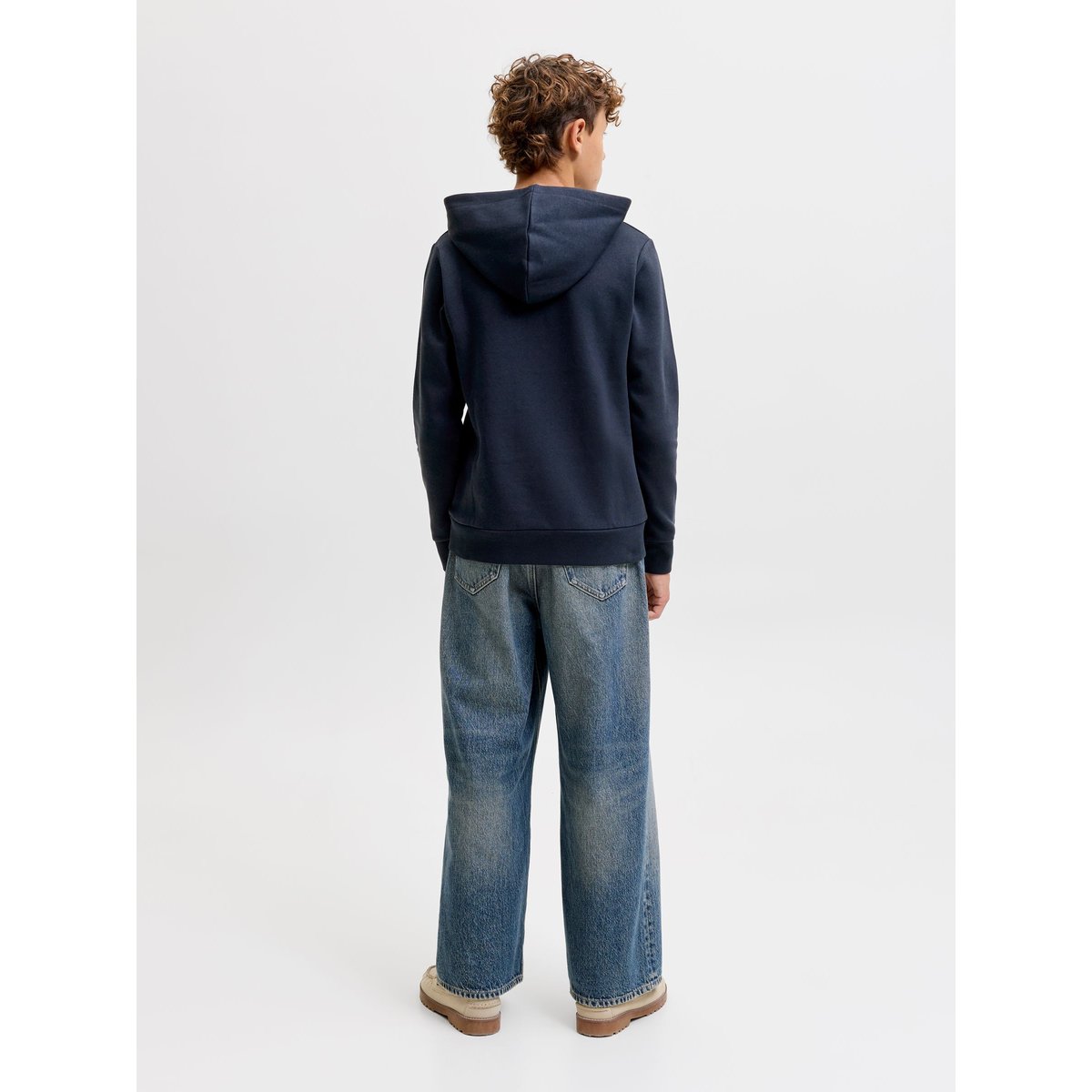 Sweat À Capuche navy blazer, JACK & JONES JUNIOR