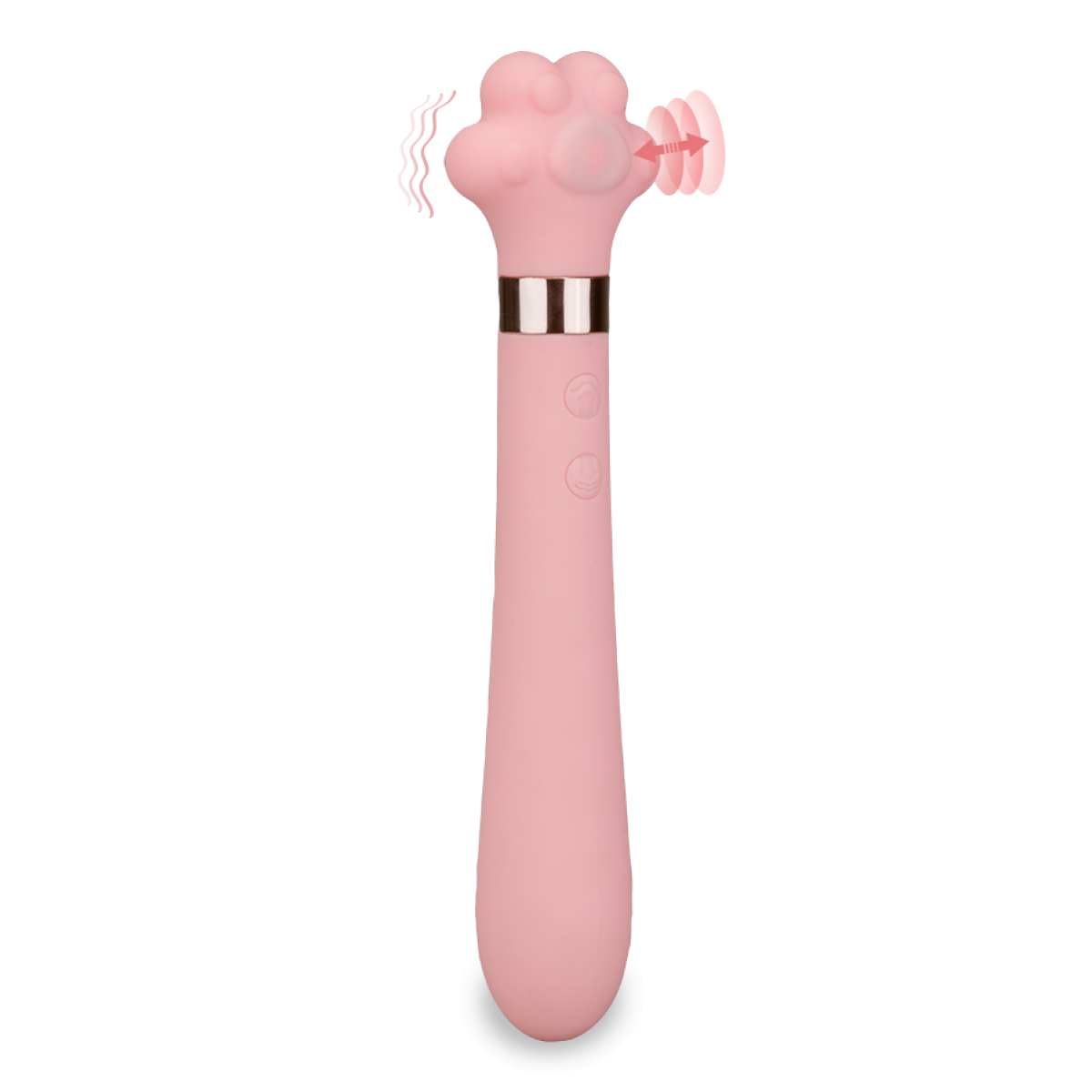Vibromasseur puissant et stimulateur percuteur Purfect rose, LOVE AND VIBES