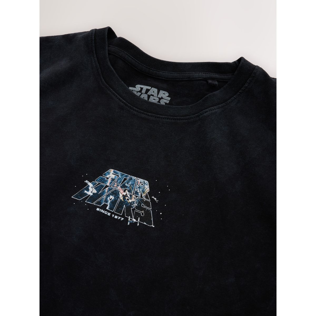 T-shirt star wars black wash star wars, NEXT