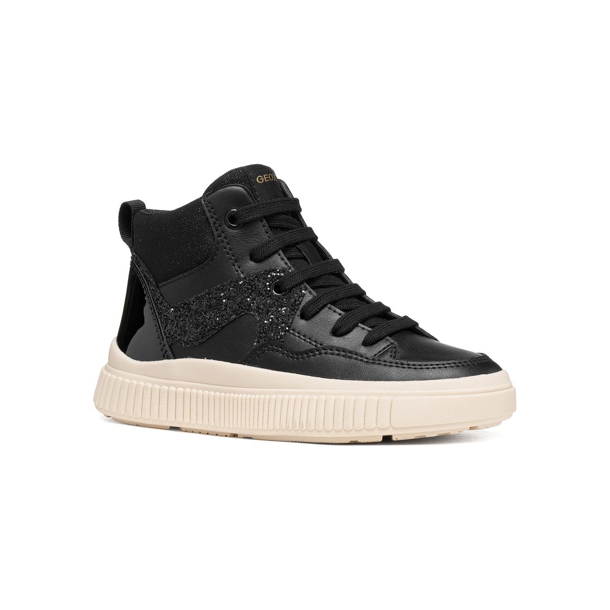 Baskets J LAQUINNY noir, GEOX