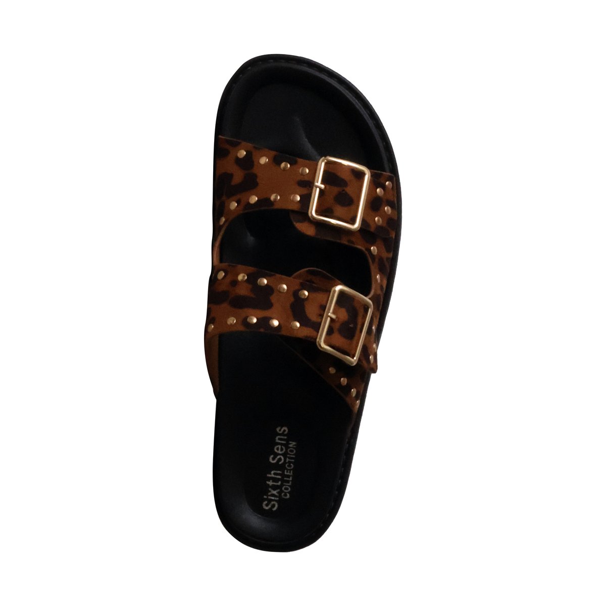 Mules Plates à Enfiler Paris leopard, ENZA NUCCI