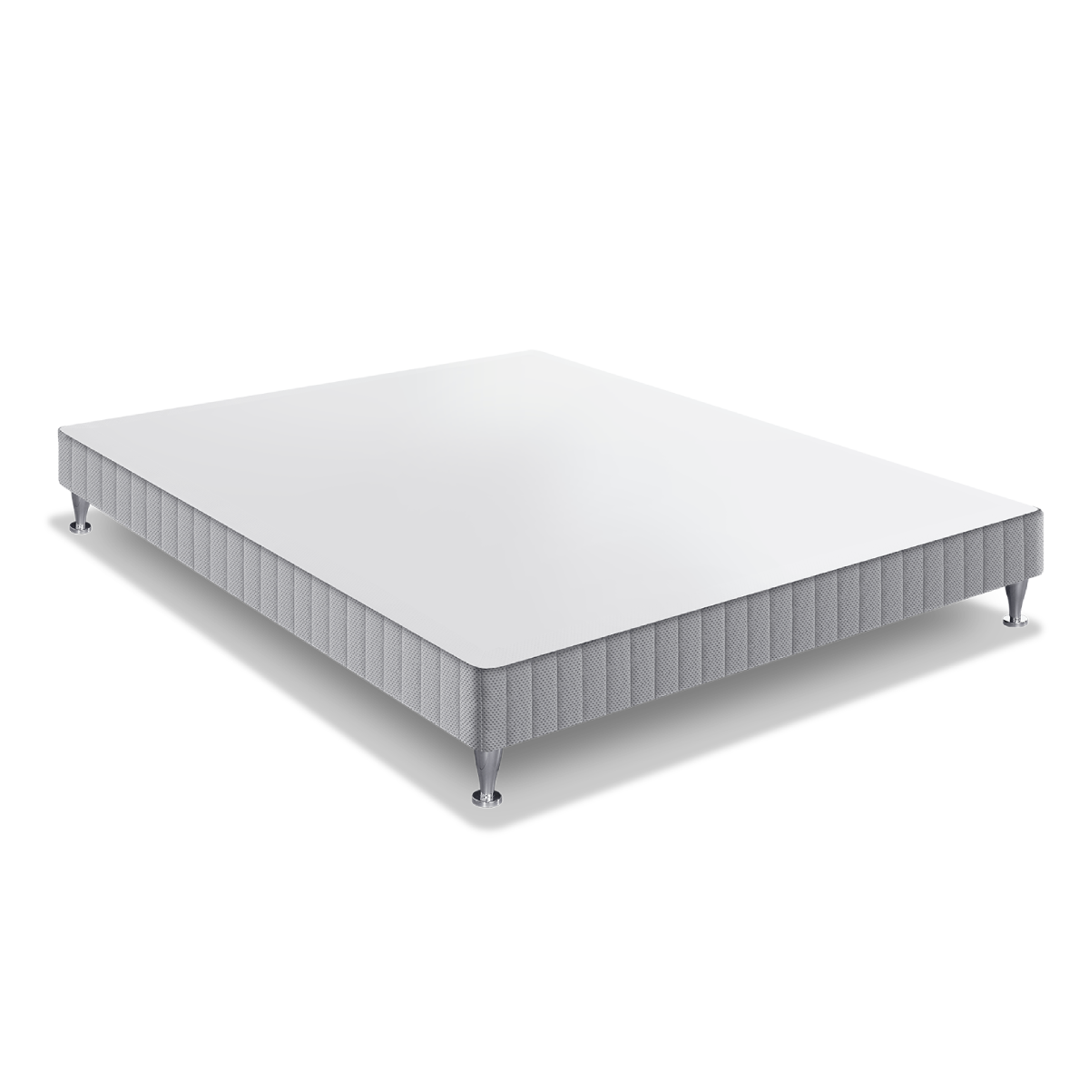 Ens FLEXION 180x200 matelas H26 ressort ensachés, mi-ferme, 2 sommiers blanc, SIMMONS