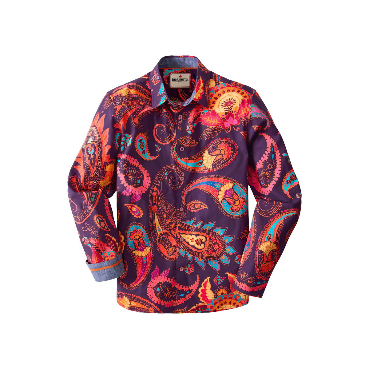 Chemise Audacieuse Motif Cachemire multicolore, JOE BROWNS