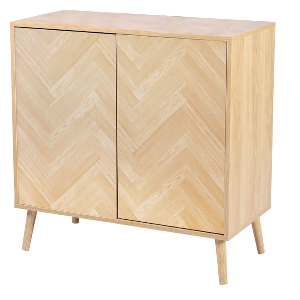 Buffet 2 portes bois 80x40x81cm bois, WADIGA