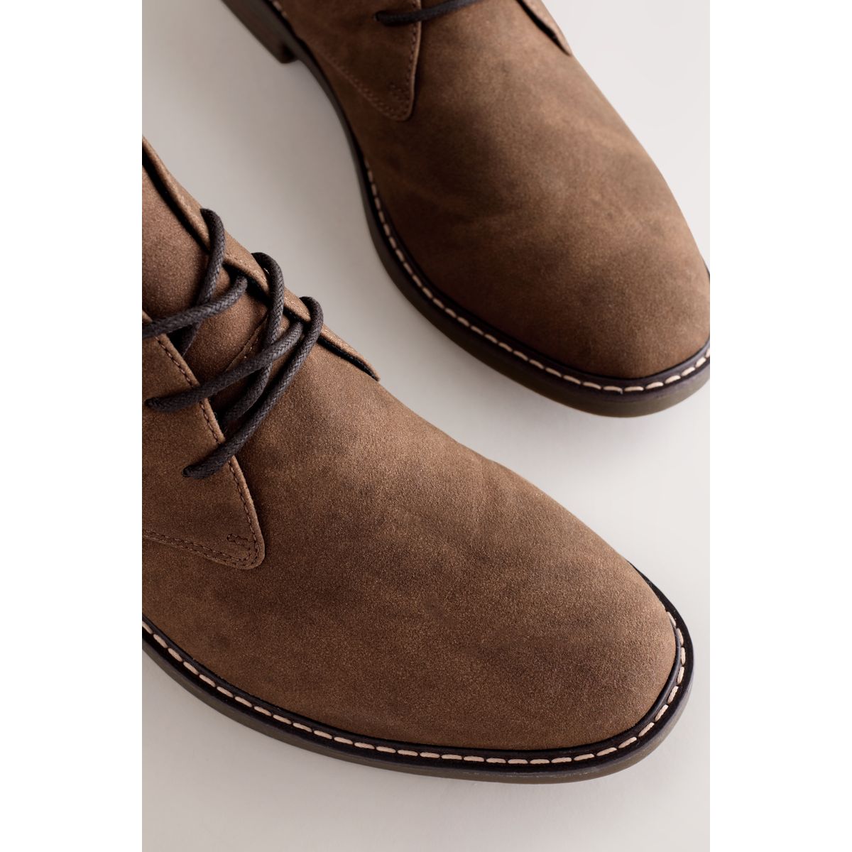 Bottines chukka marron fauve, NEXT