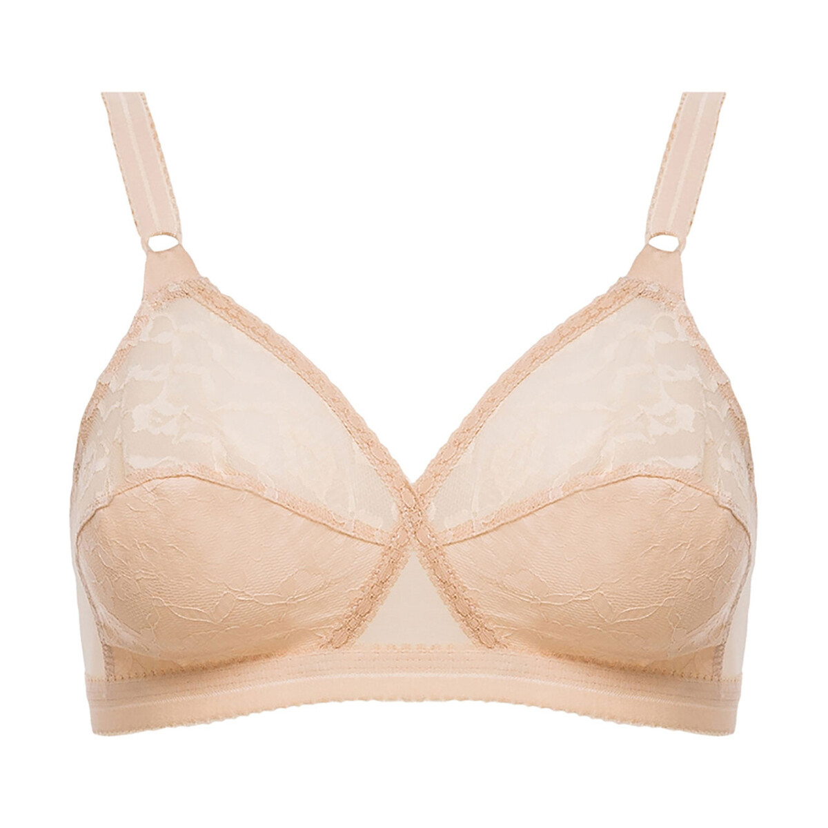 Soutien sem armação, Cœur Croisé bege, PLAYTEX