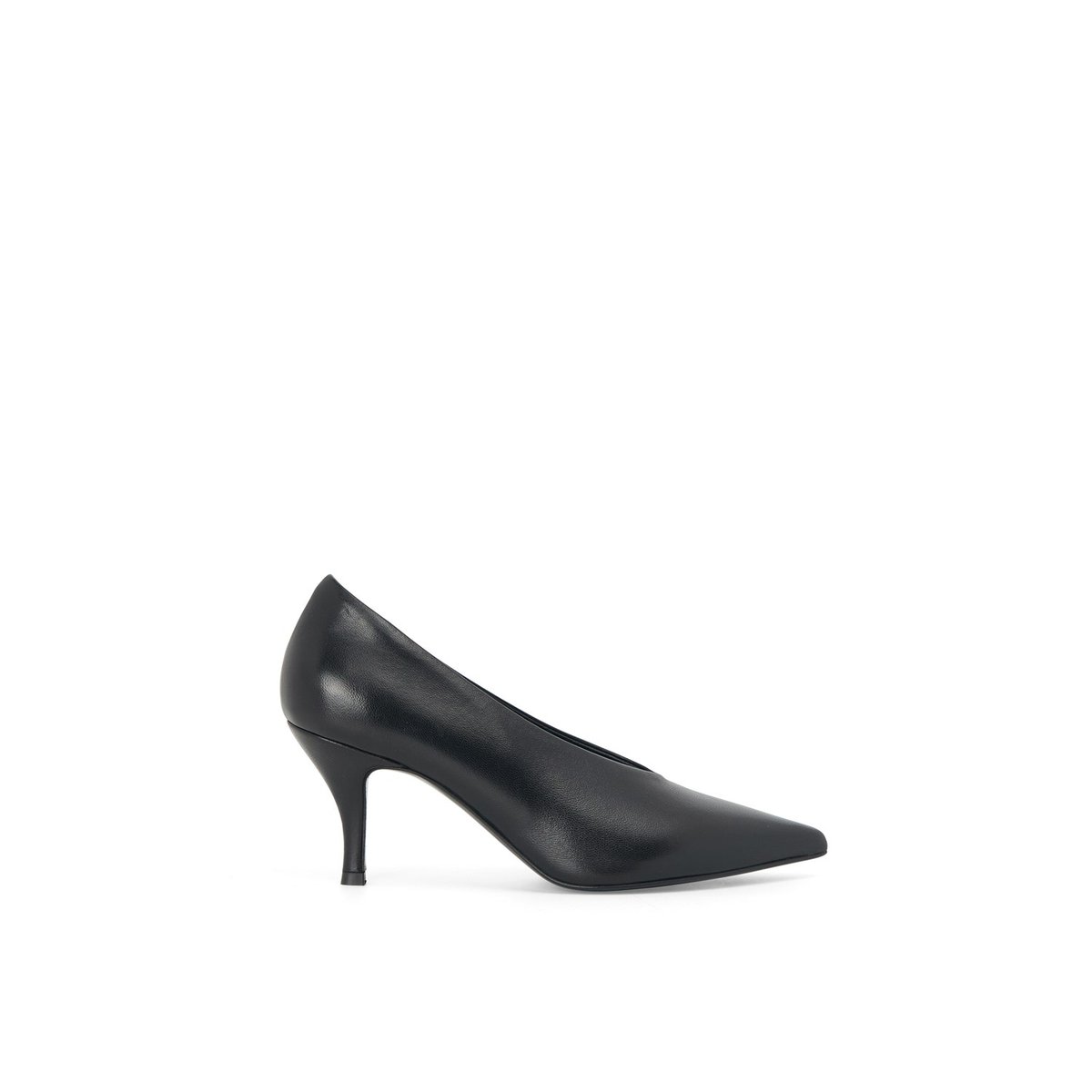 Escarpin en cuir SCALA noir, MELLOW YELLOW