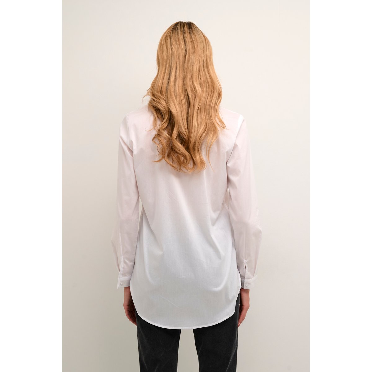 Long sleeved shirt blanc optical white, KAFFE