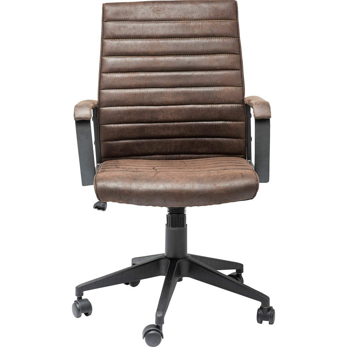 Chaise de bureau pivotante Labora marron marron, KARE DESIGN