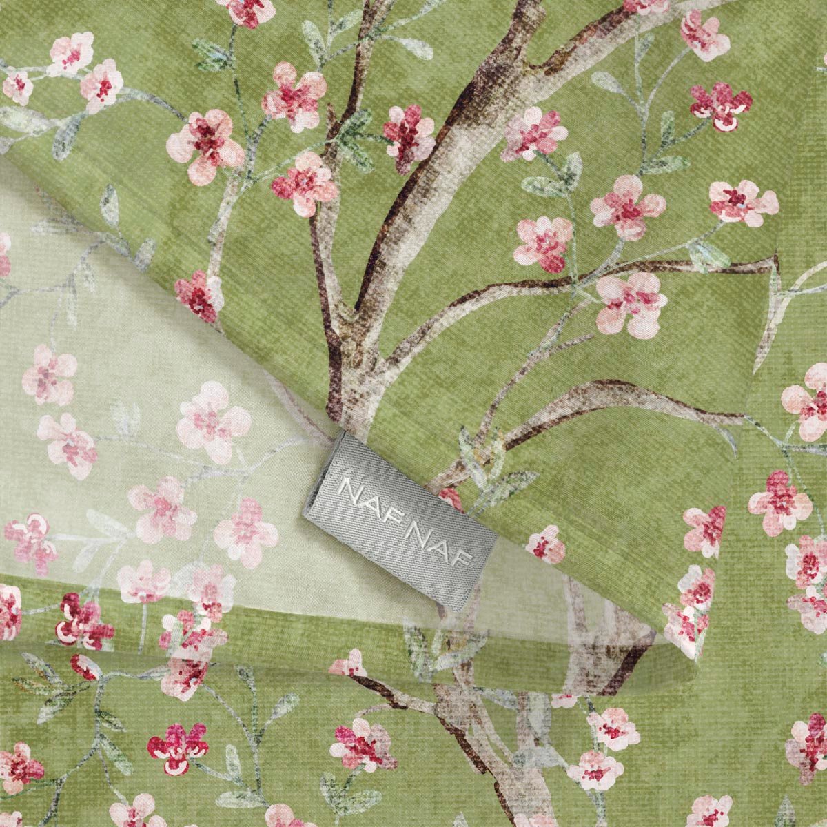 Nappe anti-taches Bosque - 100% coton - vert, NAF NAF HOME