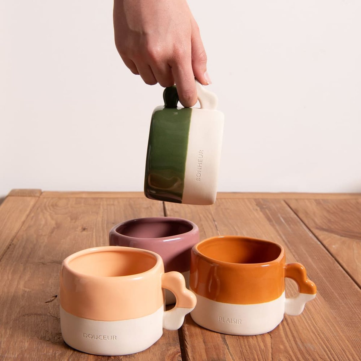 Mug Hawa 33 cl (lot de 4) - HAWA multicolore, TABLE PASSION