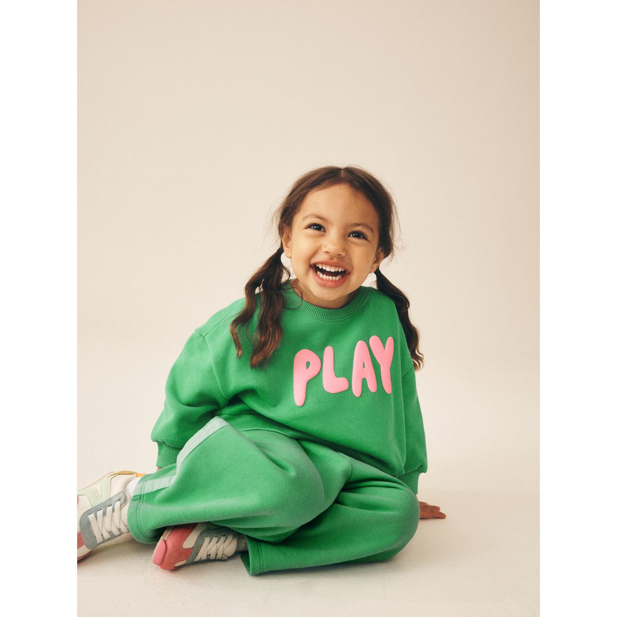 Ensemble sweat et pantalon bouffant green play, NEXT