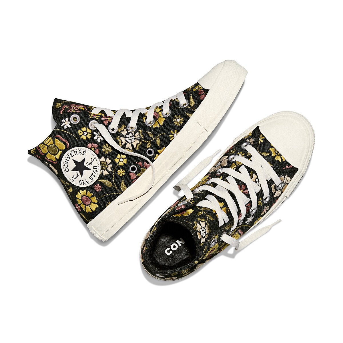 Baskets CHUCK TAYLOR ALL STAR HI ALL OVER ETERNAL SUNSHINE noir, CONVERSE